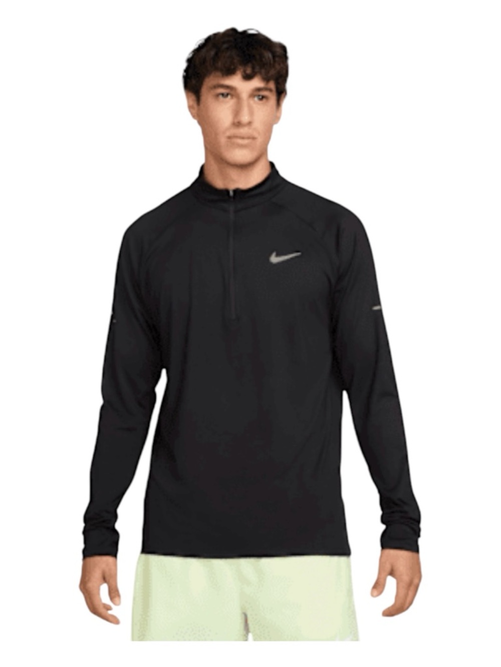 Nike Black Dri-FIT Pullover with White Logo